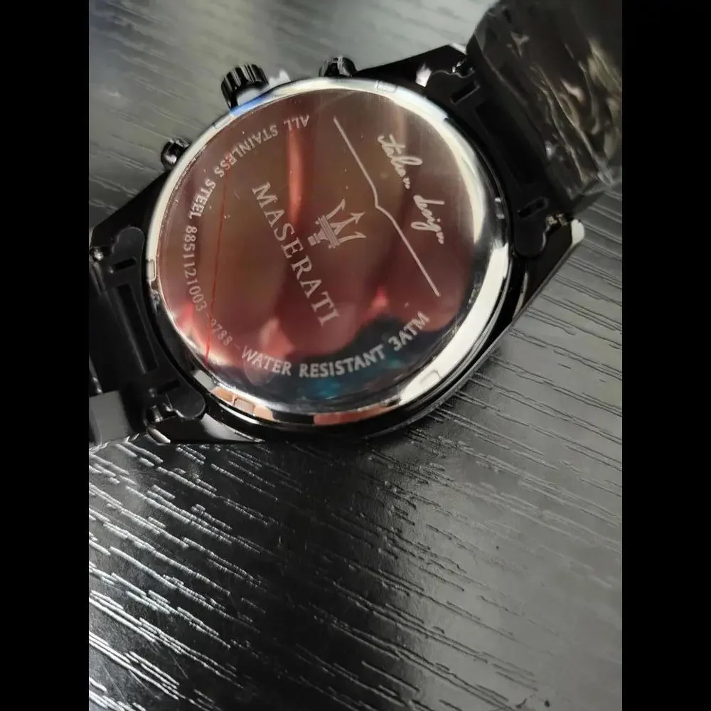 💁🏽‍♂️ NEW AUTHENTIC Maserati‎ Competizione Black Ceramic Men's Watch